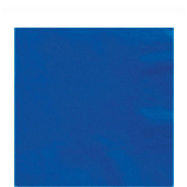 Bright Royal Blue Lunch Tissues 20pcs Solid Tableware - Party Centre - Party Centre