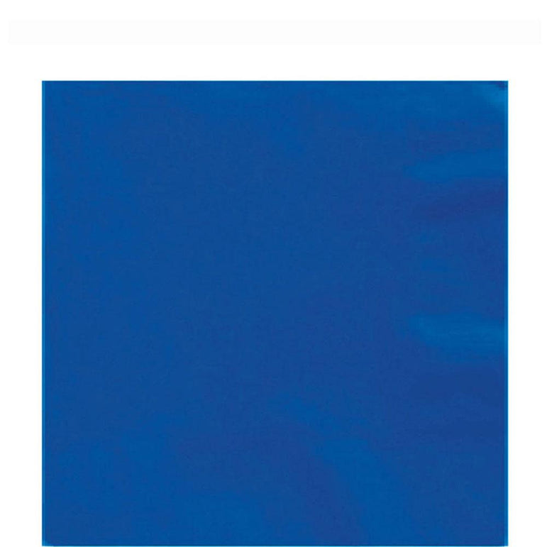 Bright Royal Blue Lunch Tissues 20pcs Solid Tableware - Party Centre