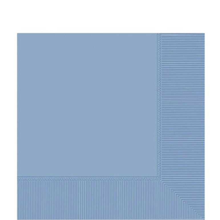 Pastel Blue Lunch Tissues 20pcs Solid Tableware - Party Centre