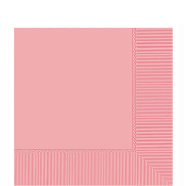 New Pink Lunch Tissues 20pcs Solid Tableware - Party Centre - Party Centre
