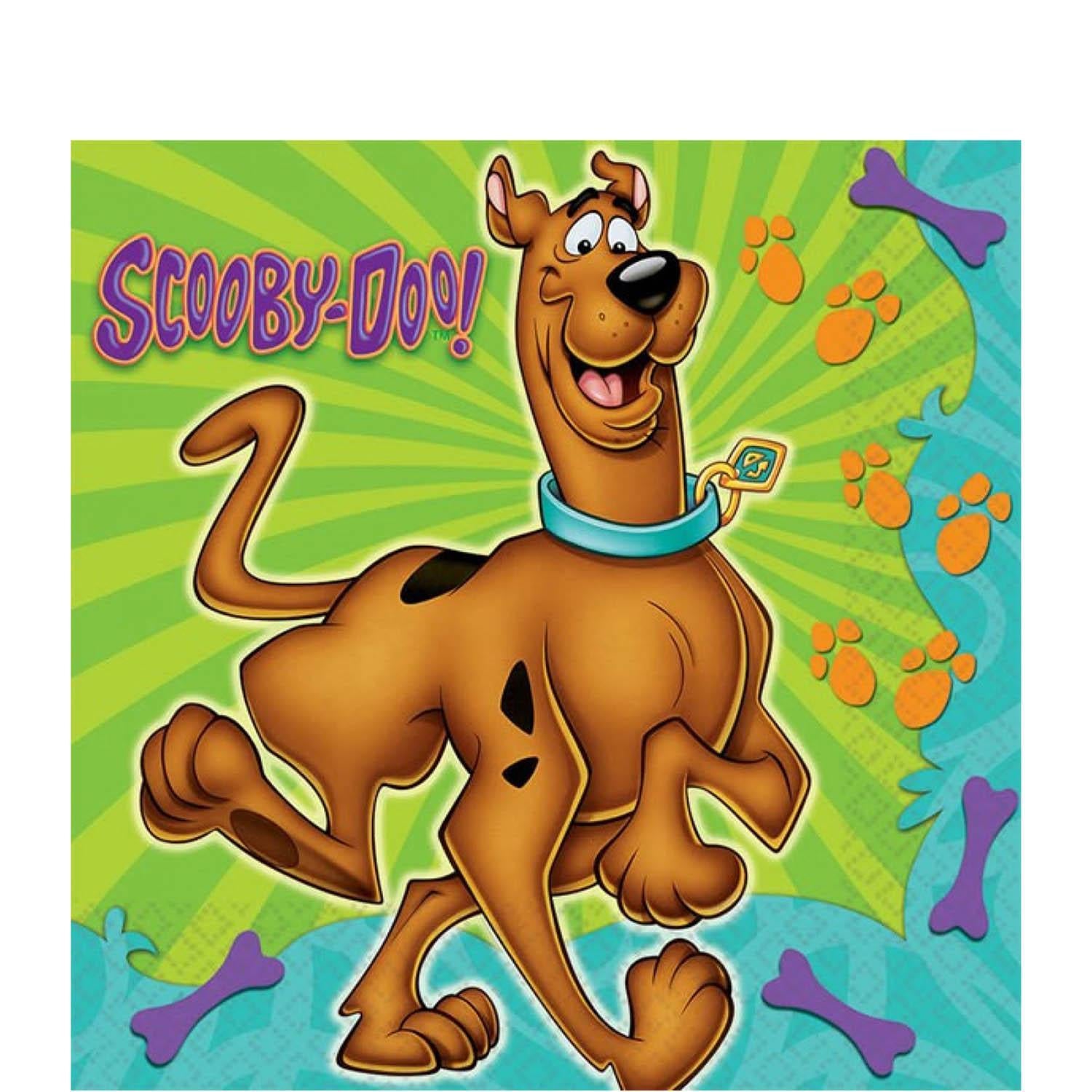 Scooby-Doo Where Are You Lunch Tissues 16pcs Printed Tableware - Party Centre - Party Centre