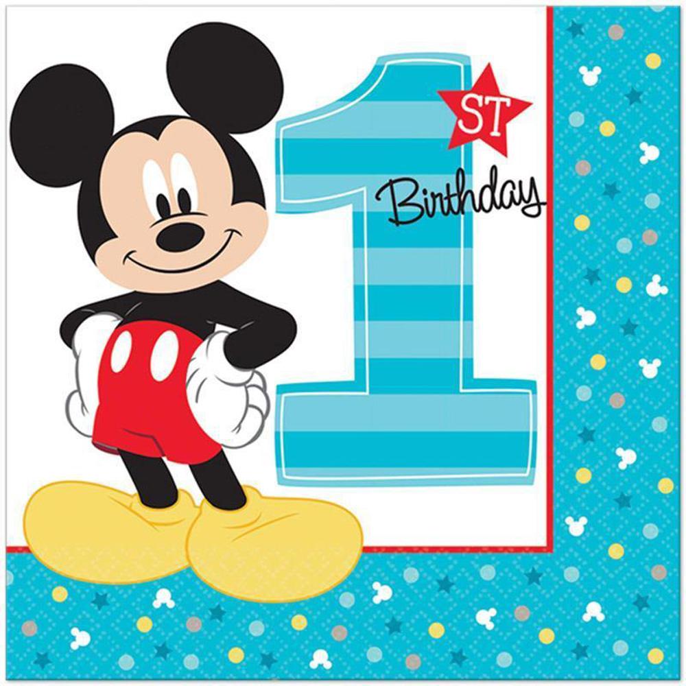 Mickey's Fun To Be One Lunch Tissues 16pcs Printed Tableware - Party Centre - Party Centre