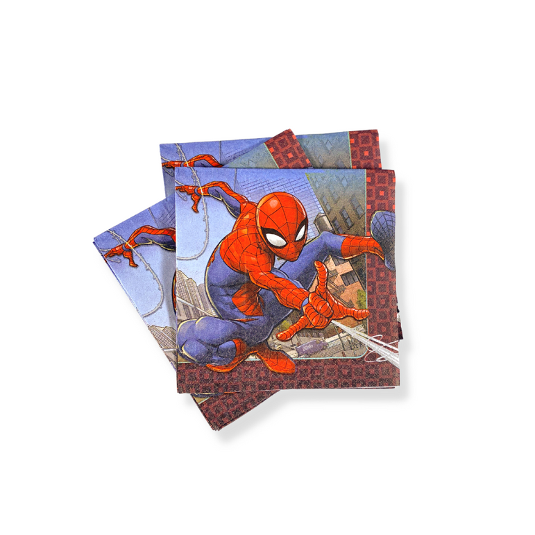 Spiderman Webbed Wonder Lunch Tissues 16pcs