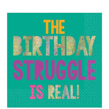 Young and Fab Lunch Napkins 33cm 16pcs Printed Tableware - Party Centre - Party Centre