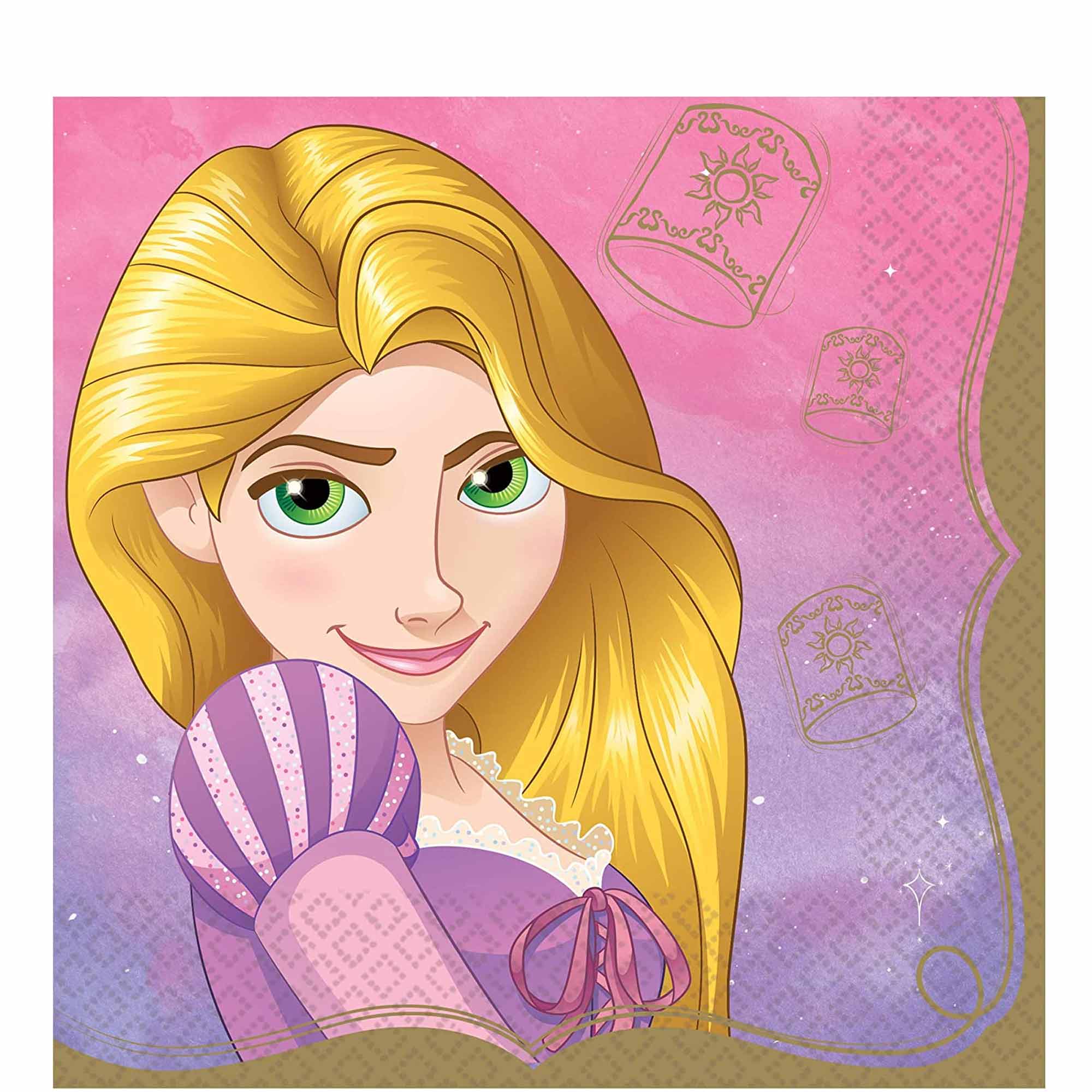 Disney Princess Once Upon Time Rapunzel Lunch Tissues 16pcs Party Favors - Party Centre - Party Centre
