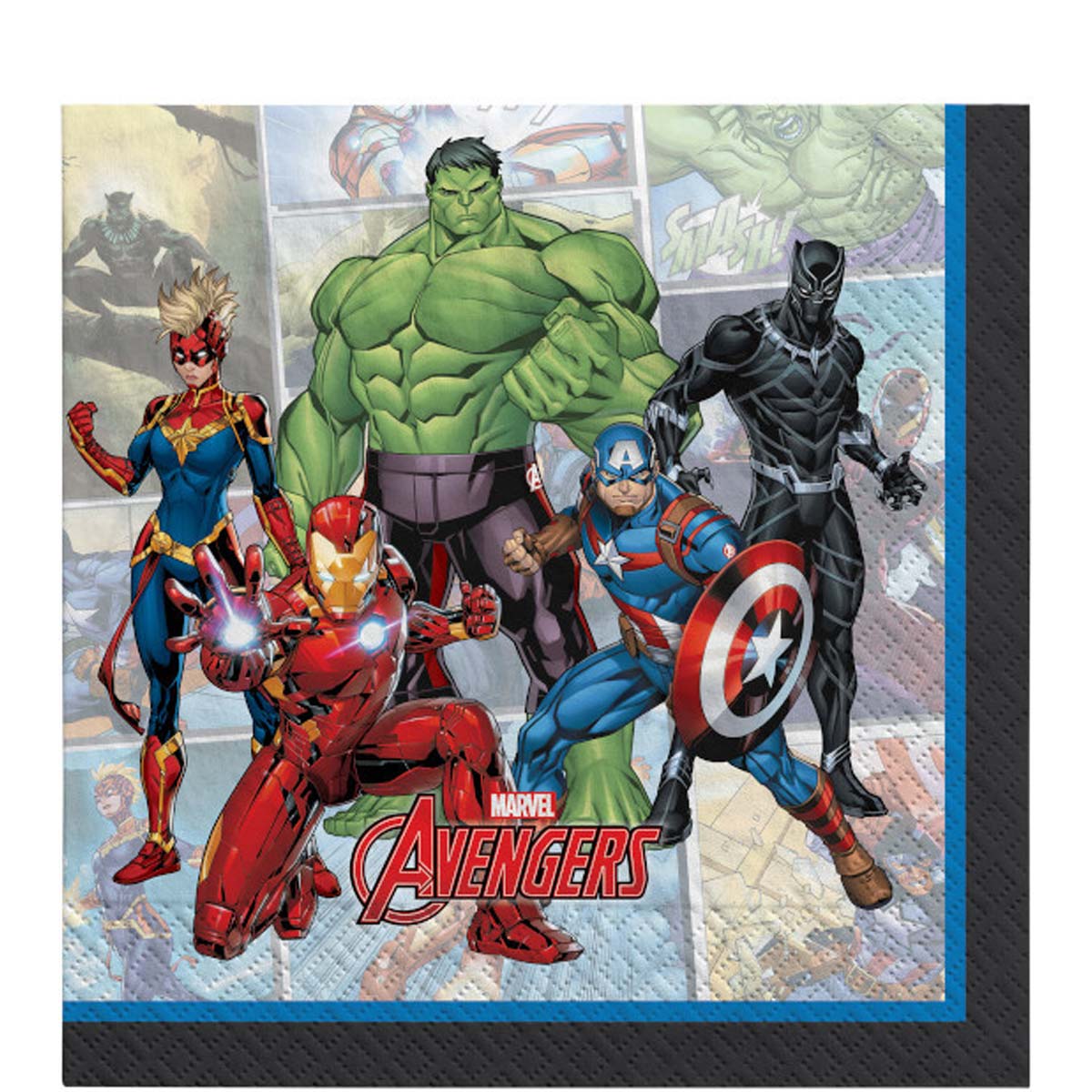 Marvel Powers Unite Lunch Tissues 16pcs Printed Tableware - Party Centre - Party Centre