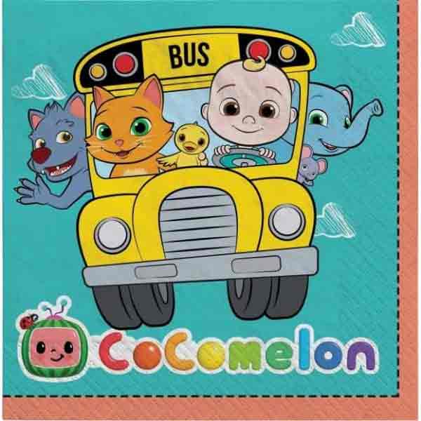 Cocomelon Lunch Napkins 16pcs