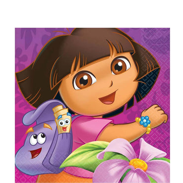 Dora's Flower Adventure Lunch Tissues 16pcs Printed Tableware - Party Centre - Party Centre