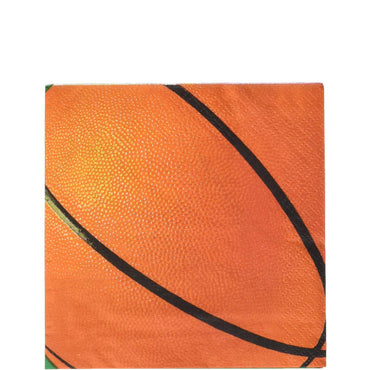 Basketball Fan Lunch Tissue 16pcs Printed Tableware - Party Centre - Party Centre