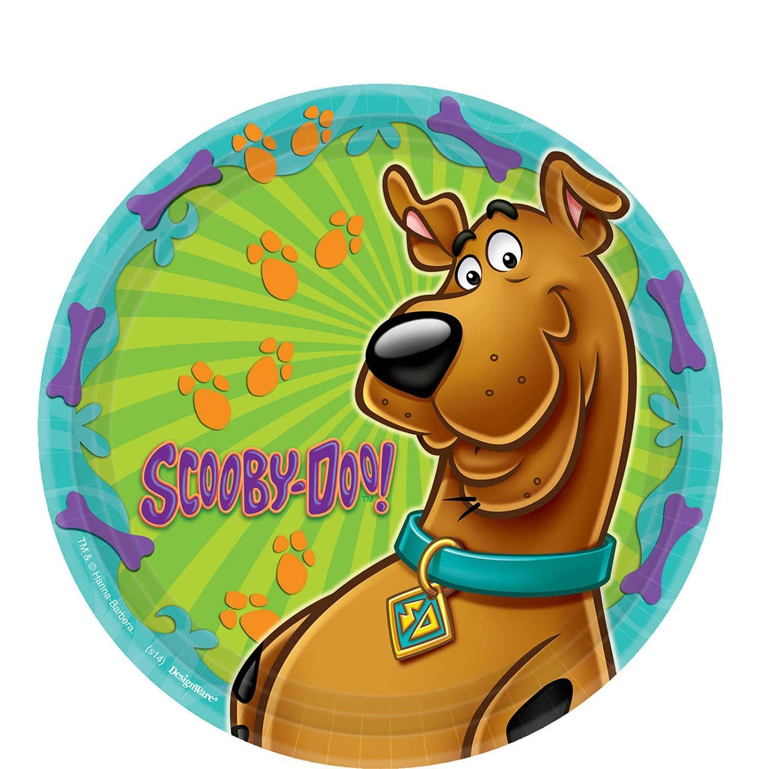 Scooby-Doo Plates 9in, 8pcs Printed Tableware - Party Centre - Party Centre