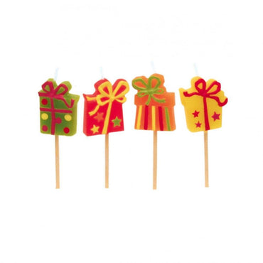 Happy Birthday Mini Figure Candles 8pcs Party Accessories - Party Centre - Party Centre