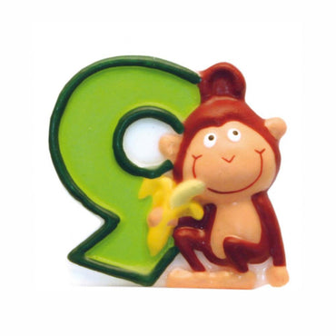 Safari Number 9 Candle Party Accessories - Party Centre - Party Centre