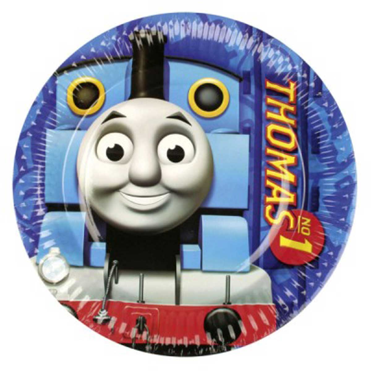 Thomas And Friends Plates 7in, 8pcs Printed Tableware - Party Centre - Party Centre