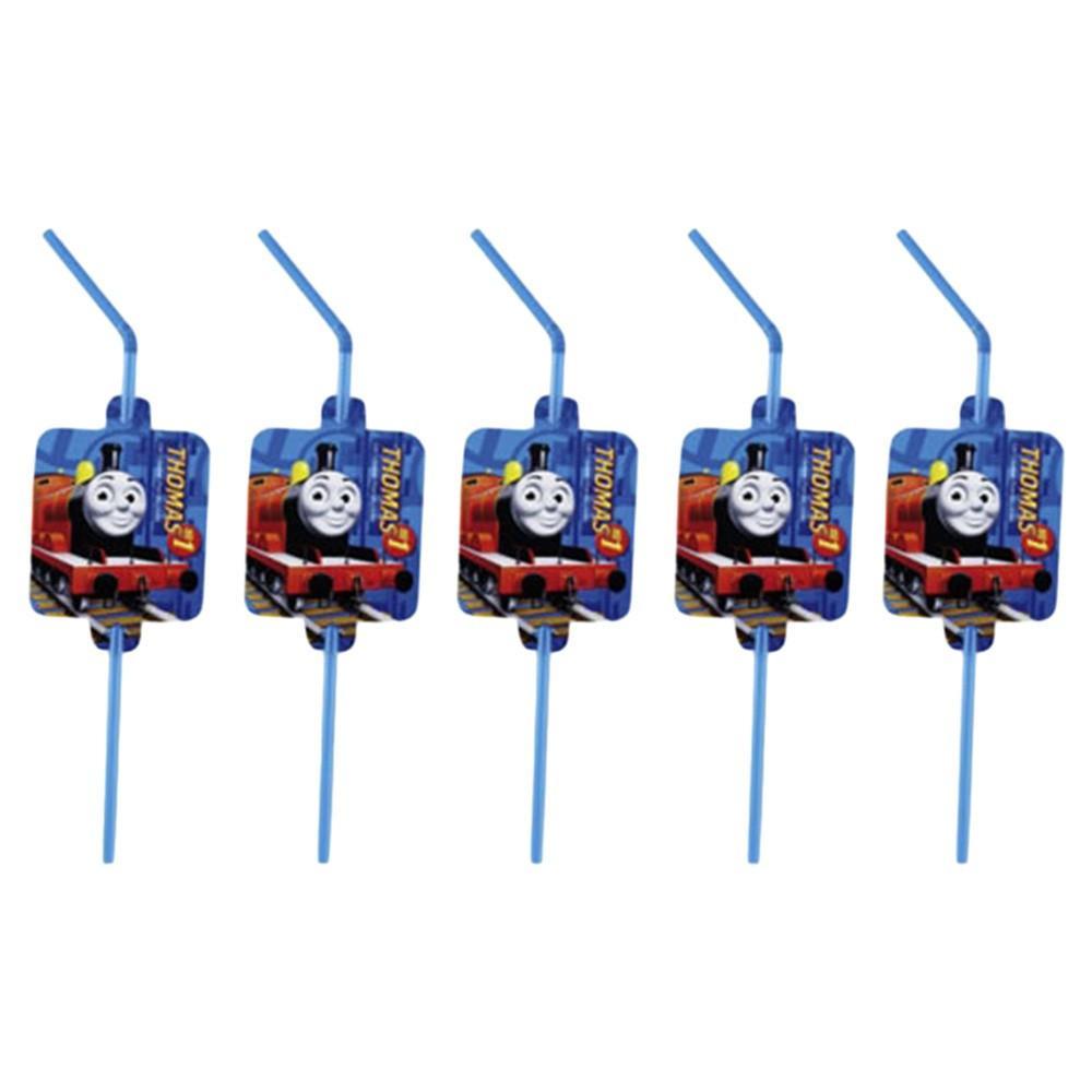Thomas And Friends Straws 8pcs Candy Buffet - Party Centre - Party Centre