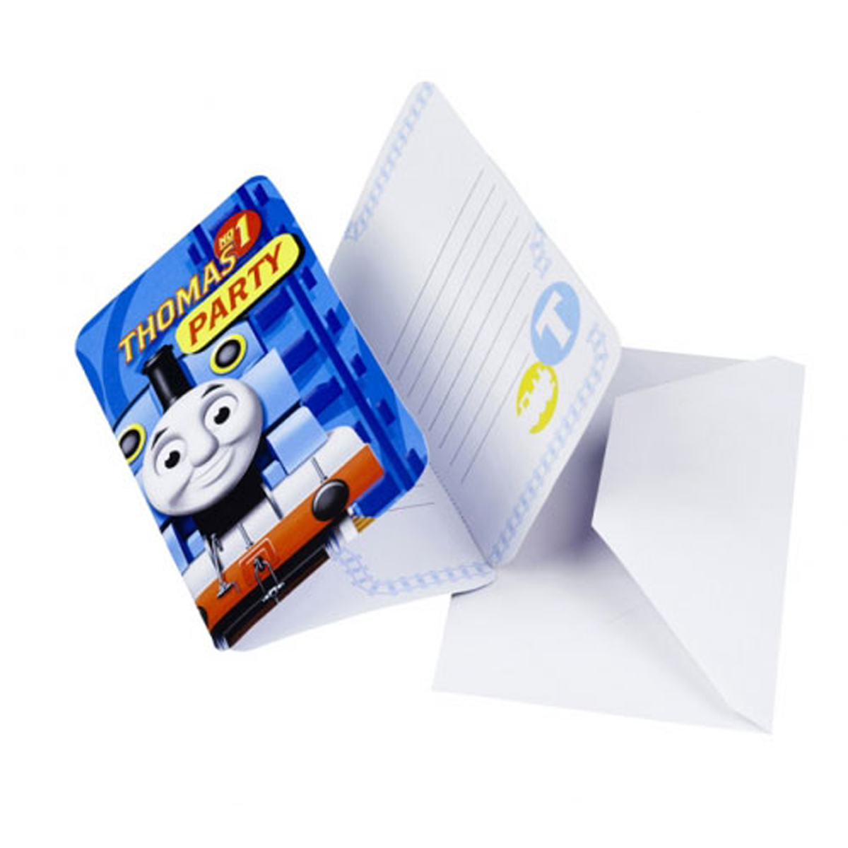 Thomas And Friends Invitations And Envelopes 6pcs Party Accessories - Party Centre - Party Centre