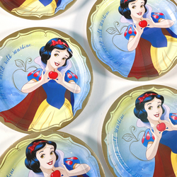 Disney Snow White Paper Plates 9in, 8pcs