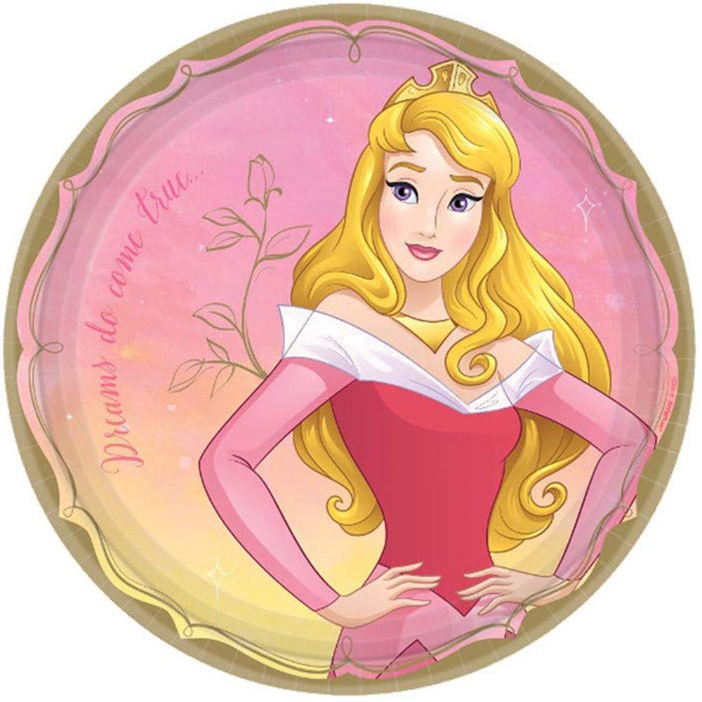 Disney Aurora Paper Plates 9in, 8pcs Printed Tableware - Party Centre - Party Centre
