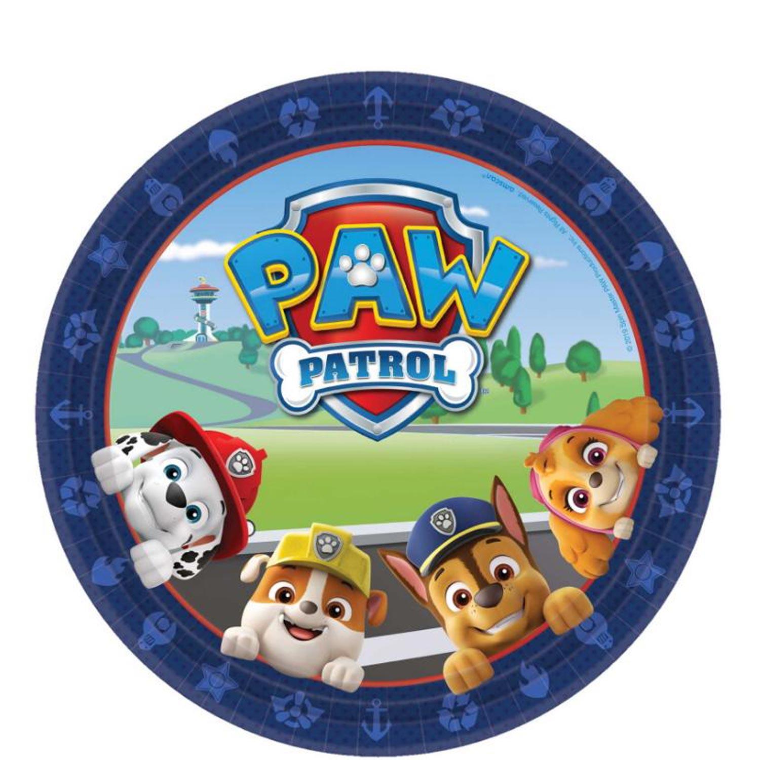 Paw Patrol Adventure Paper Plates 9in, 8pcs Printed Tableware - Party Centre - Party Centre