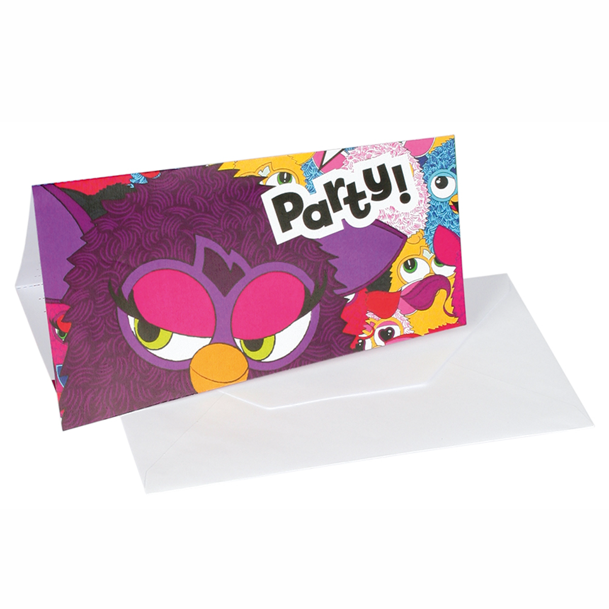 Furby Invitations And Envelopes 6pcs Party Accessories - Party Centre - Party Centre