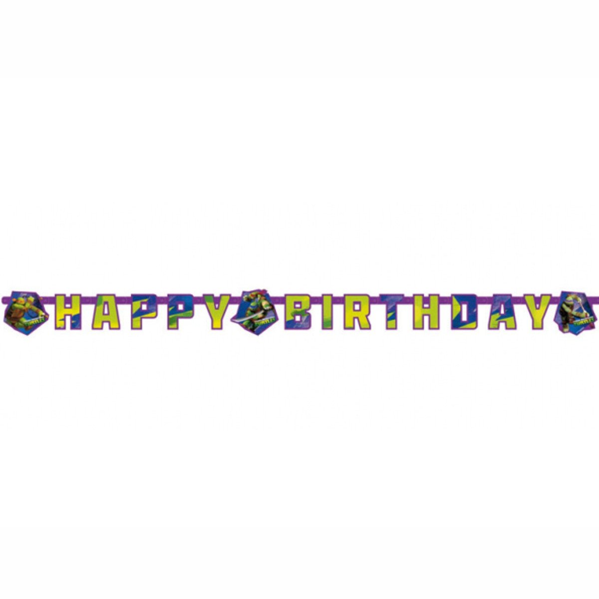 Teenage Mutant Ninja Turtles Birthday Banner Decorations - Party Centre - Party Centre