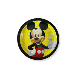Disney Mickey Mouse Forever Round Paper Plates 9in, 8pcs