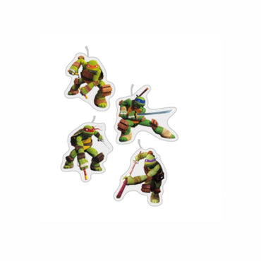 Teenage Mutant Ninja Turtles Mini Figure Candles 4pcs Party Accessories - Party Centre - Party Centre