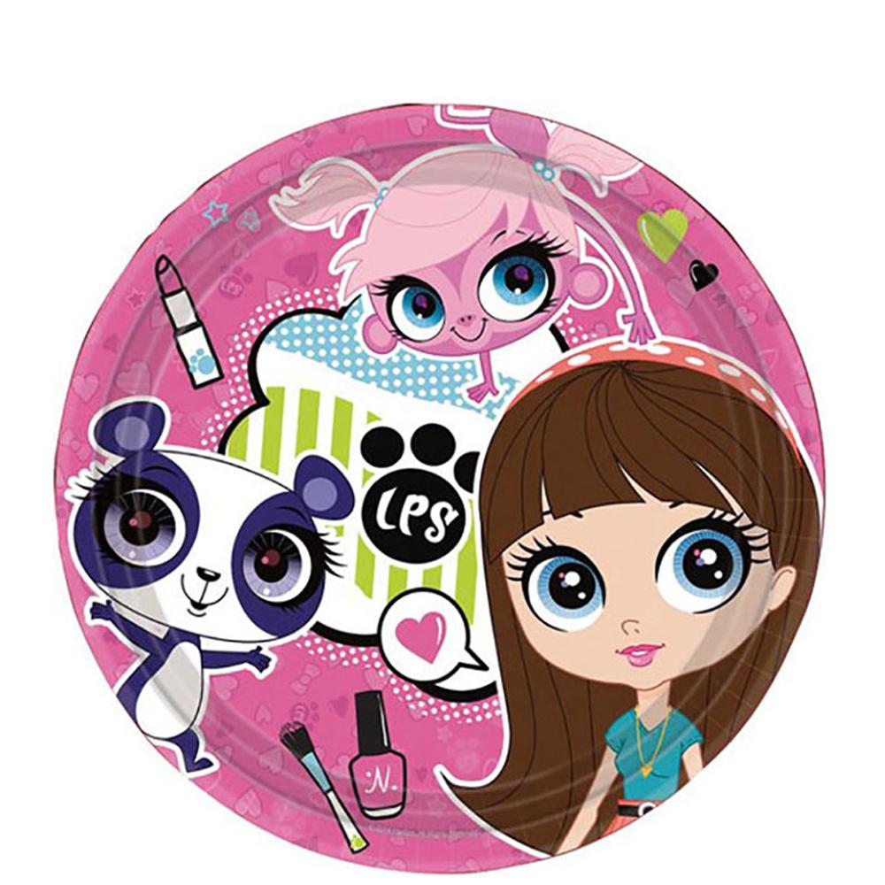 Littlest Pet Shop Round Plates 9in, 8pcs Printed Tableware - Party Centre - Party Centre