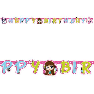 Littlest Pet Shop Letter Banner Decorations - Party Centre - Party Centre