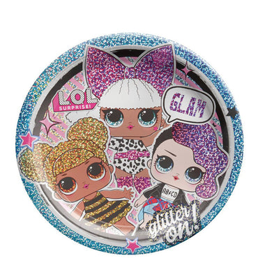 Lol Surprise Together 4Eva! Paper Plates 9in, 8pcs - Party Centre