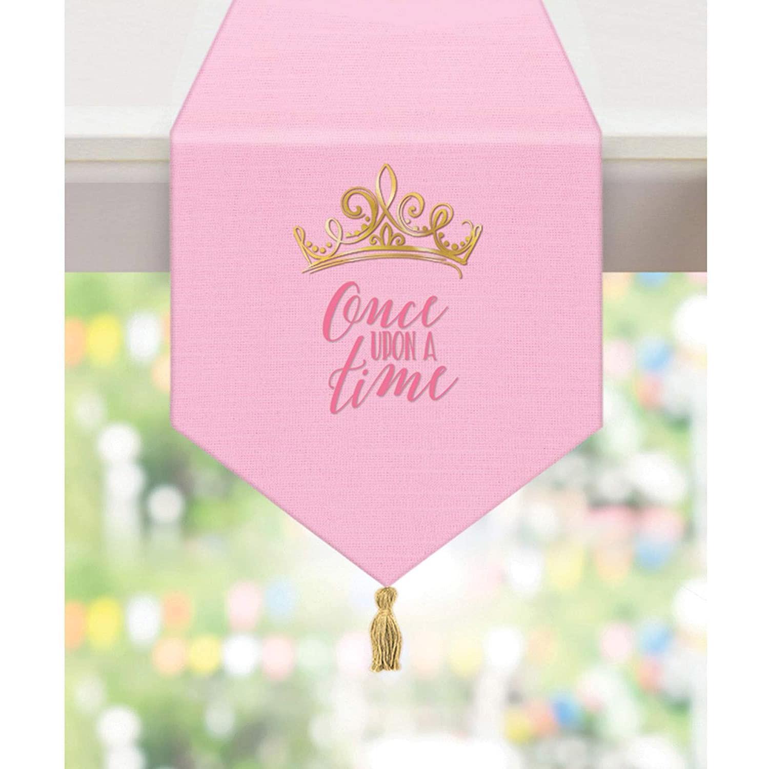 Princess Once Upon A Time Table Runner Fabric Decorations - Party Centre - Party Centre