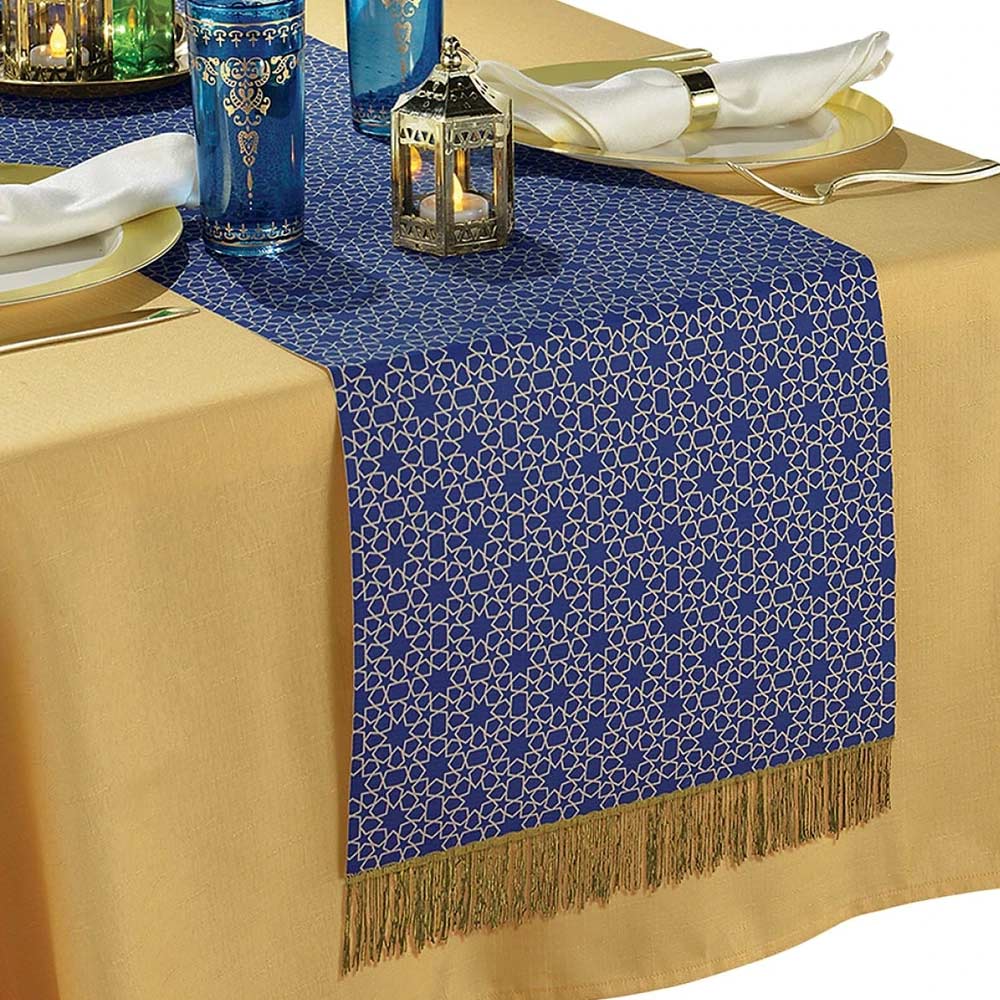 Eid Fabric Table Runner Decorations - Party Centre - Party Centre