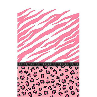 Sweet Safari Girl Baby Shower Paper Tablecover 54 x 102in Printed Tableware - Party Centre - Party Centre