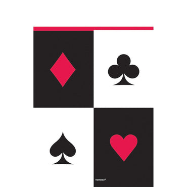 Place Your Bets Plastic Tablecover Printed Tableware - Party Centre - Party Centre