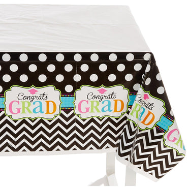 Graduation Dream Big  Plastic Table Cover 54in x 84in Printed Tableware - Party Centre - Party Centre