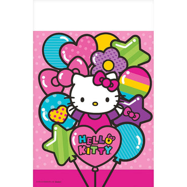 Hello Kitty Rainbow Plastic Table Cover Printed Tableware - Party Centre - Party Centre
