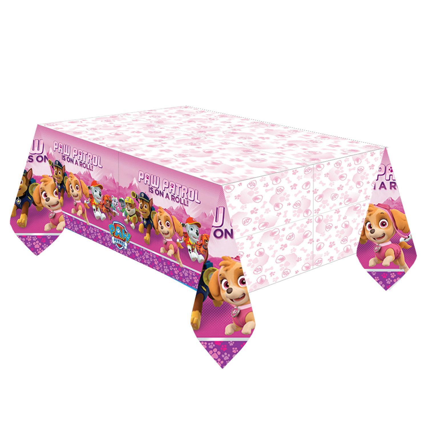 Paw Patrol Girl Plastic Tablecover Printed Tableware - Party Centre - Party Centre