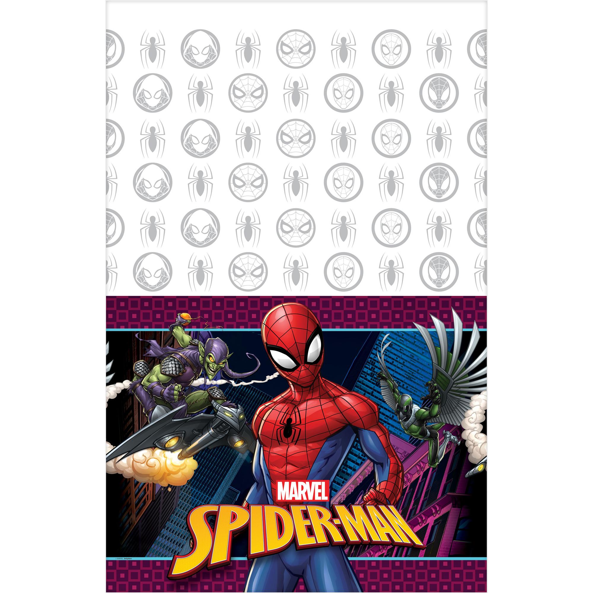 Spider-Man Webbed Plastic Tablecover Printed Tableware - Party Centre - Party Centre