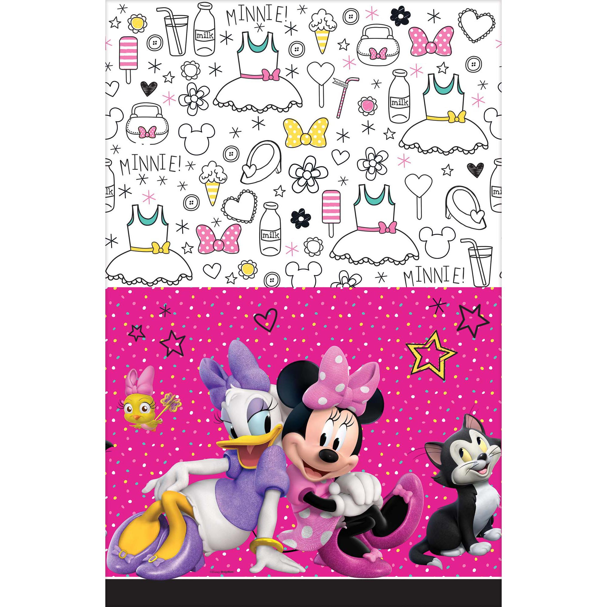 Minnie Mouse Happy Helper Tablecover Printed Tableware - Party Centre - Party Centre