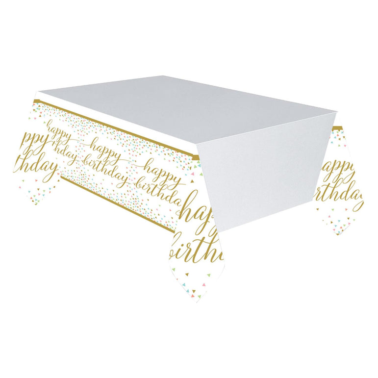 Confetti Fun Plastic Tablecover Printed Tableware - Party Centre