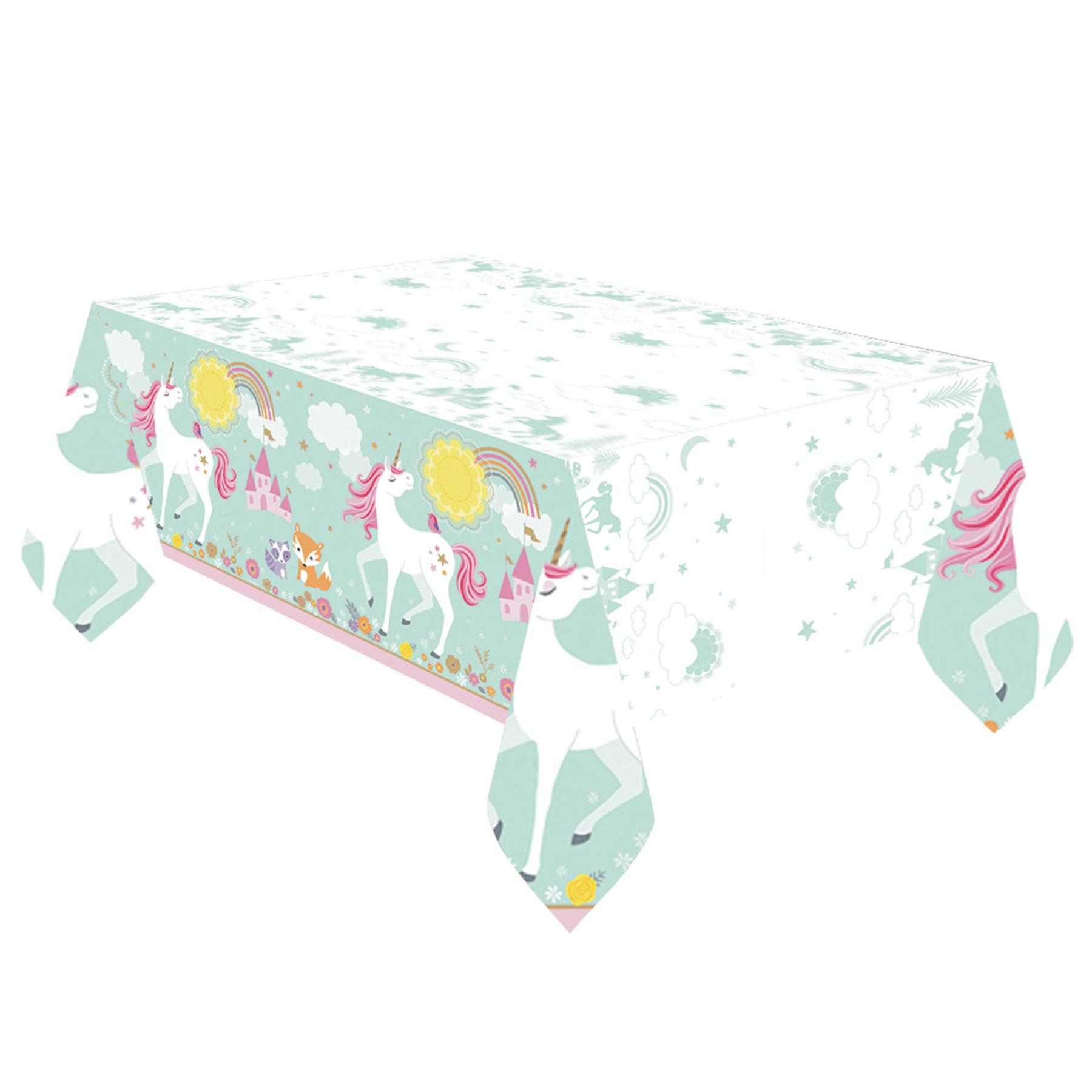 Magical Unicorn Plastic Tablecover Printed Tableware - Party Centre - Party Centre