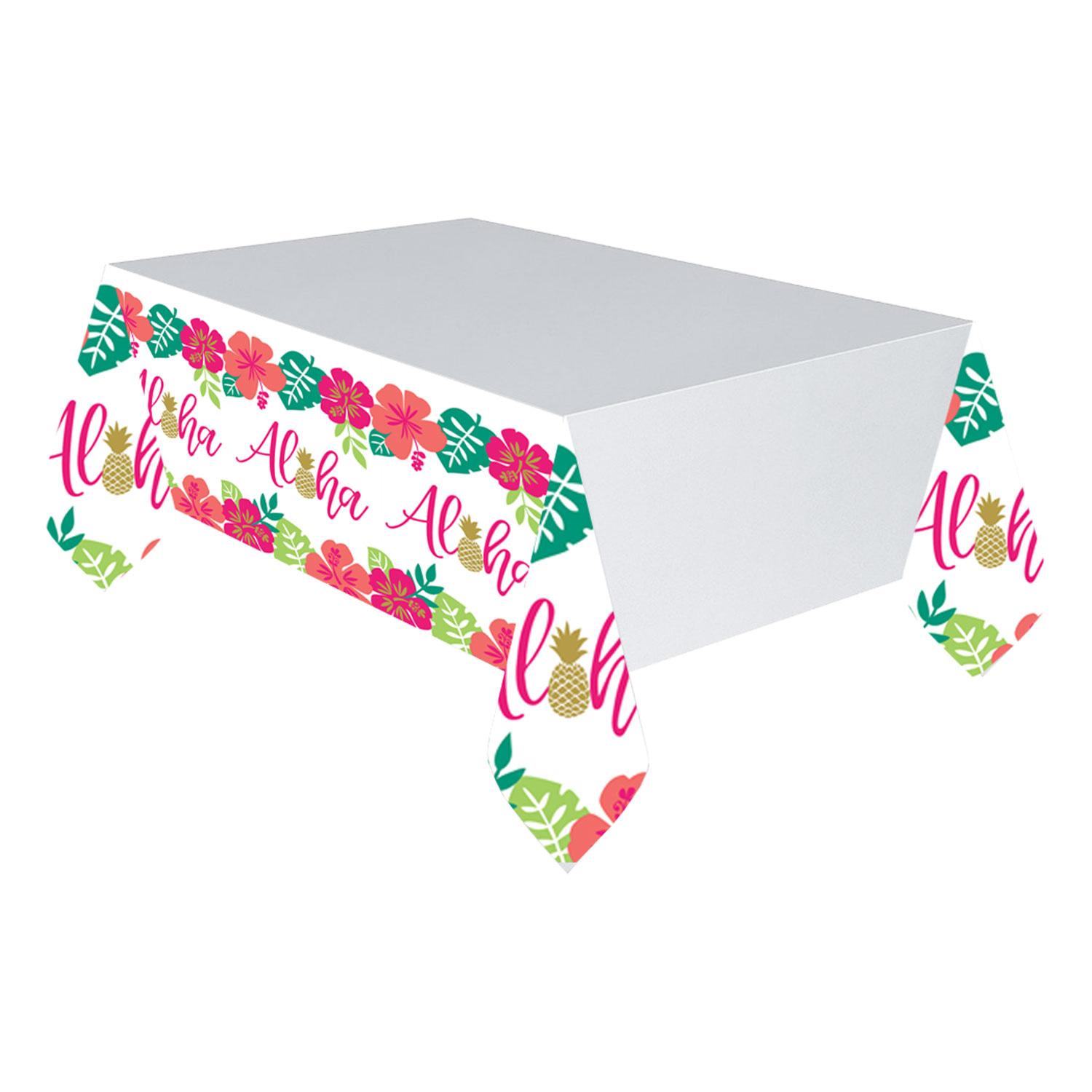 You Had Me At Aloha Paper Table Cover 137x259cm Printed Tableware - Party Centre - Party Centre