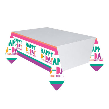 Young and Fab Plastic Table Cover Party Accessories - Party Centre - Party Centre