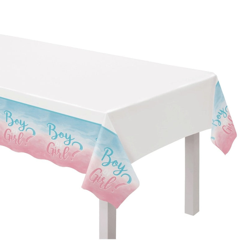 The Big Yes Reveal Plastic Table Cover