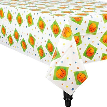 Basketball Fan Plastic Tablecover Printed Tableware - Party Centre - Party Centre