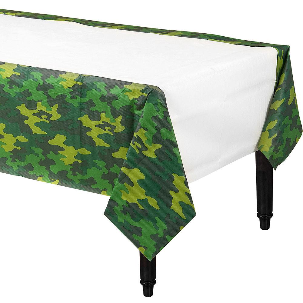 Camouflage Paper Table Cover 54 x 102in Printed Tableware - Party Centre - Party Centre