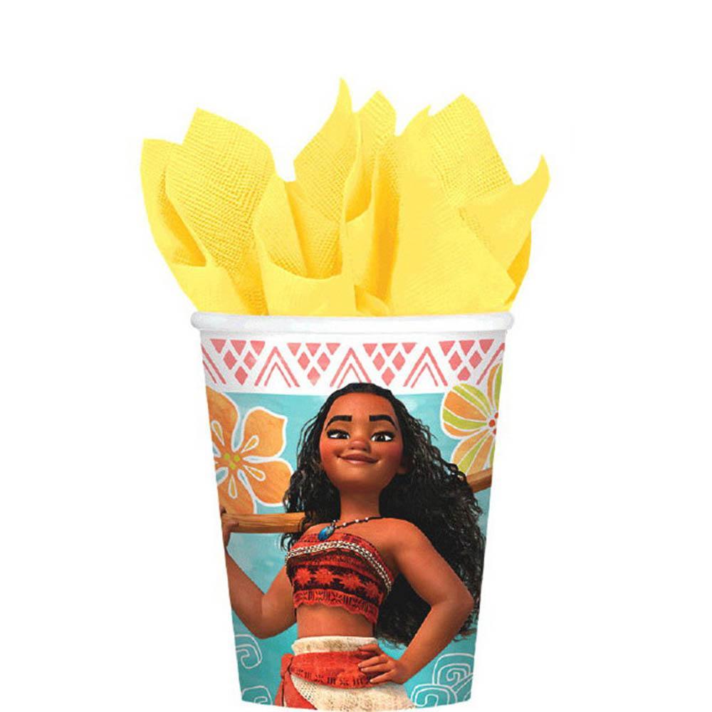 Moana Paper Cups 9oz, 8pcs Printed Tableware - Party Centre - Party Centre