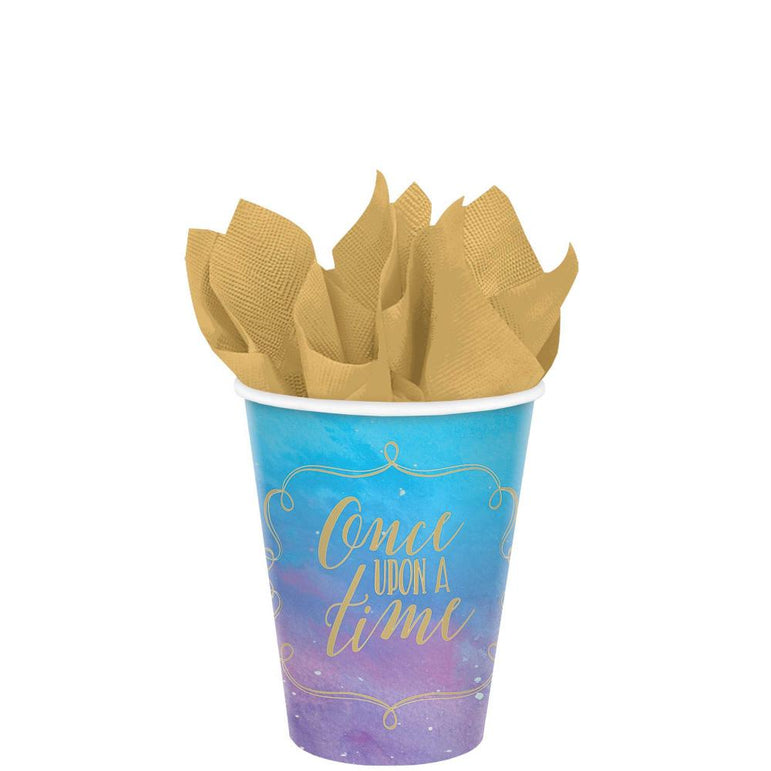 Disney Princess Paper Cups 9oz, 8pcs Printed Tableware - Party Centre