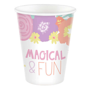 Unicorn Party Paper Cups 9oz, 8pcs Printed Tableware - Party Centre - Party Centre