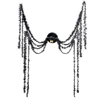 Spider All-In-One Honeycomb And Tinsel Decorations - Party Centre - Party Centre