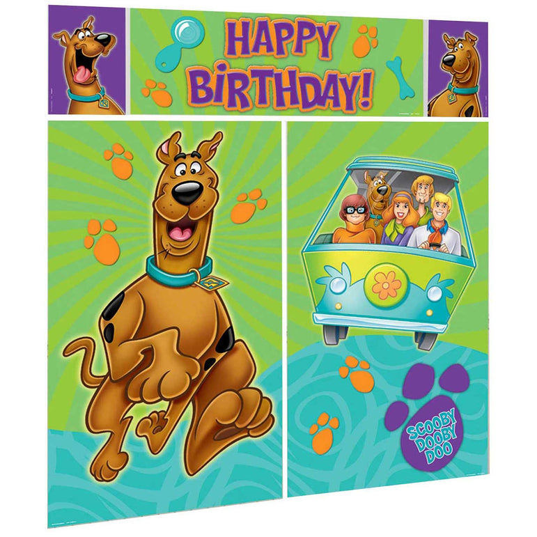 Scooby-Doo Where Are You Scene Setter Decorations - Party Centre